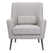 Zuo Ontario Accent Chair Gray - Bed & Sofa Hub