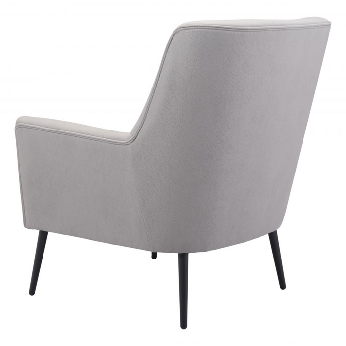 Zuo Ontario Accent Chair Gray - Bed & Sofa Hub