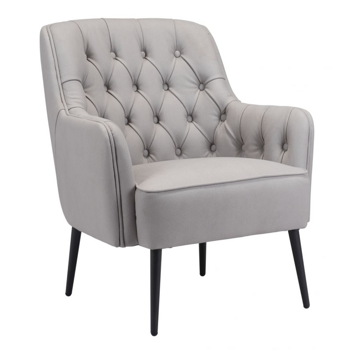 Zuo Tasmania Accent Chair Gray - Bed & Sofa Hub