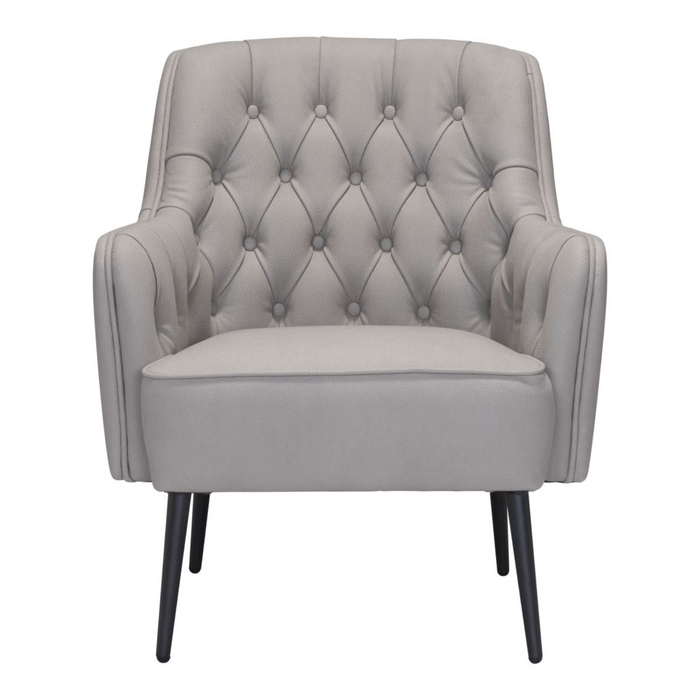 Zuo Tasmania Accent Chair Gray - Bed & Sofa Hub
