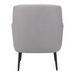Zuo Tasmania Accent Chair Gray - Bed & Sofa Hub