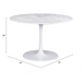Zuo Phoenix Dining Table White - Bed & Sofa Hub