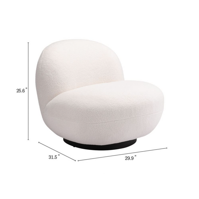 Zuo Myanmar Accent Chair Cream - Bed & Sofa Hub