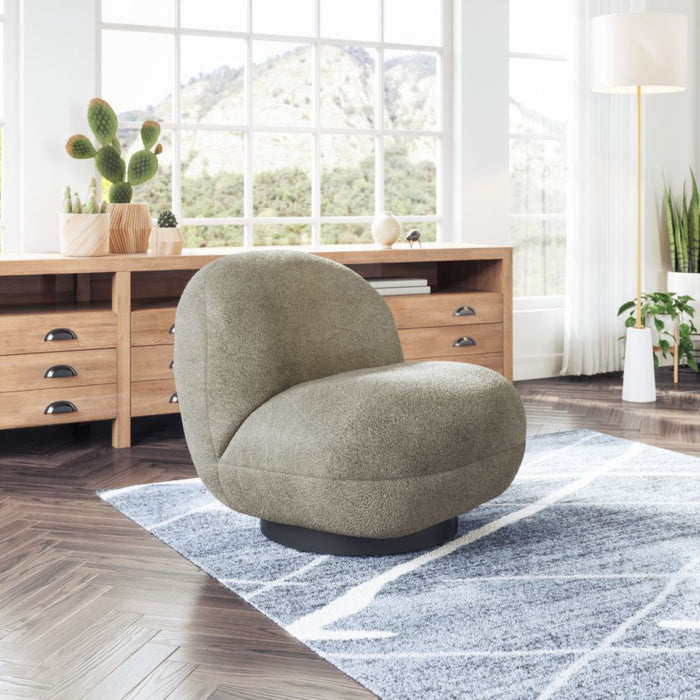 Zuo Myanmar Accent Chair Olive Green - Bed & Sofa Hub