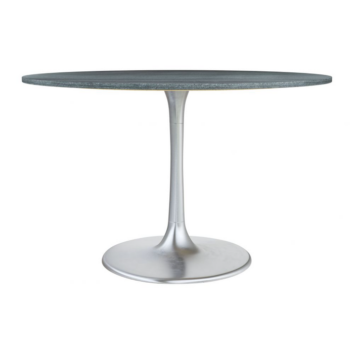 Zuo Metropolis Dining Table Gray & Silver - Bed & Sofa Hub