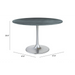 Zuo Metropolis Dining Table Gray & Silver - Bed & Sofa Hub
