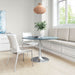 Zuo Metropolis Dining Table Gray & Silver - Bed & Sofa Hub