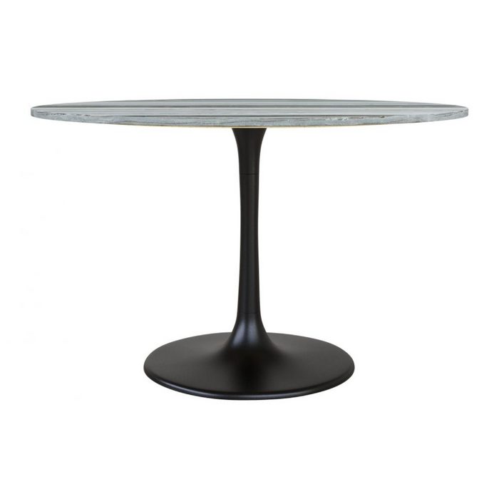 Zuo Central City Dining Table Gray & Black - Bed & Sofa Hub