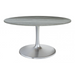 Zuo Star City Dining Table (60") Gray & Silver - Bed & Sofa Hub