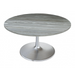 Zuo Star City Dining Table (60") Gray & Silver - Bed & Sofa Hub