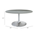 Zuo Star City Dining Table (60") Gray & Silver - Bed & Sofa Hub