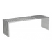 Zuo Tania Bench Silver - Bed & Sofa Hub