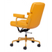 Zuo Smiths Office Chair Yellow - Bed & Sofa Hub