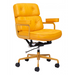 Zuo Smiths Office Chair Yellow - Bed & Sofa Hub