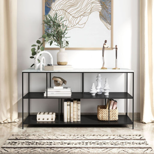 Zuo Singularity Console Table White & Black - Bed & Sofa Hub