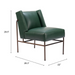 Zuo Atlanta Accent Chair Green - Bed & Sofa Hub