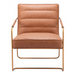 Zuo Dallas Accent Chair Vintage Brown - Bed & Sofa Hub