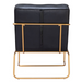 Zuo Dallas Accent Chair Vintage Black - Bed & Sofa Hub