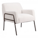 Zuo Charleston Accent Chair Cream - Bed & Sofa Hub