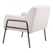 Zuo Charleston Accent Chair Cream - Bed & Sofa Hub
