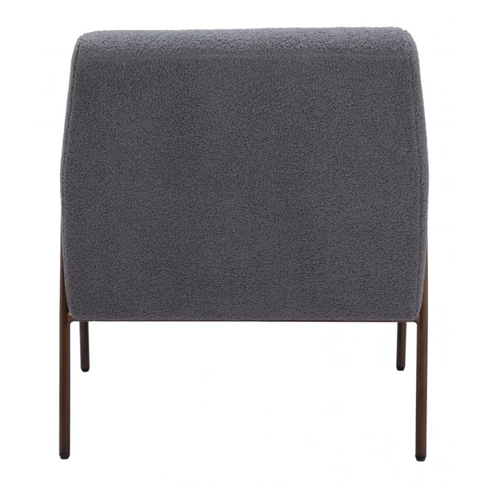 Zuo Charleston Accent Chair Gray - Bed & Sofa Hub