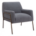 Zuo Charleston Accent Chair Gray - Bed & Sofa Hub
