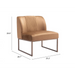 Zuo Sante Fe Accent Chair Brown - Bed & Sofa Hub