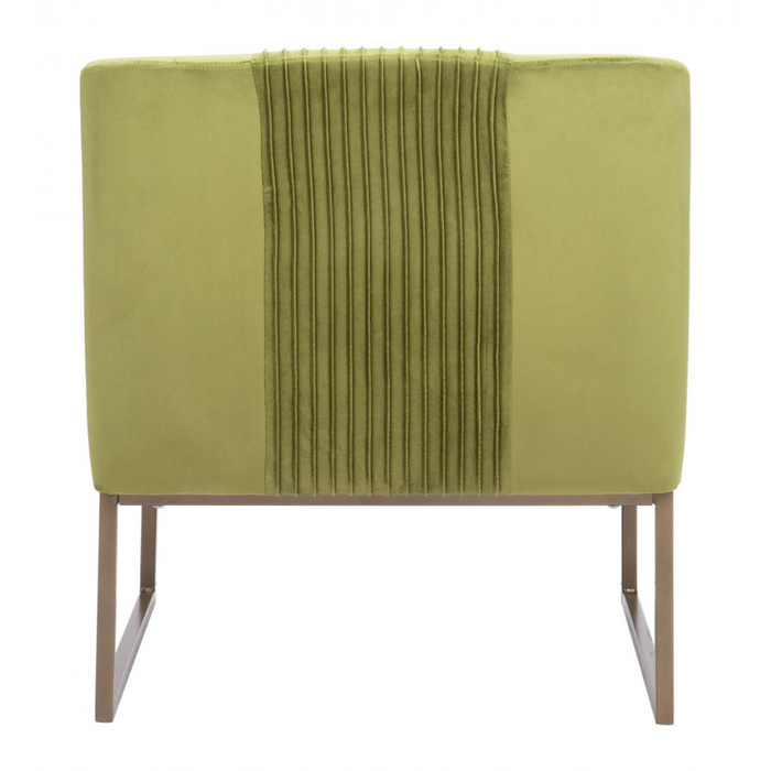 Zuo Sante Fe Accent Chair Olive Green - Bed & Sofa Hub