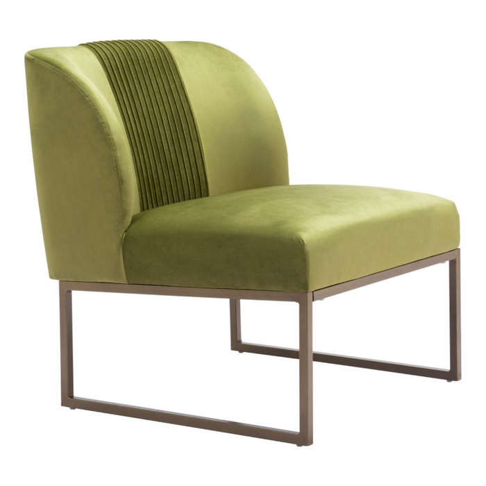 Zuo Sante Fe Accent Chair Olive Green - Bed & Sofa Hub