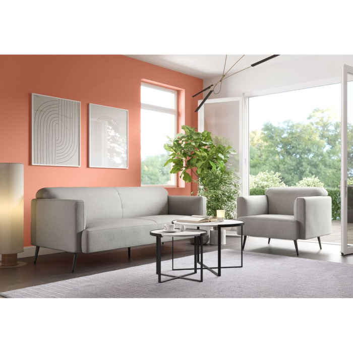 Zuo Amsterdam Armchair Light Gray - Bed & Sofa Hub