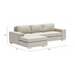 ZUO Brickell Sectional - Bed & Sofa Hub