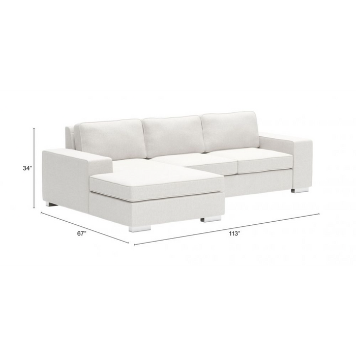 ZUO Brickell Sectional - Bed & Sofa Hub