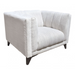 Zuo Punta Cana Armchair Leonardo Snow - Bed & Sofa Hub