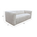 Zuo Puerto Plata Sofa Dason Snow - Bed & Sofa Hub