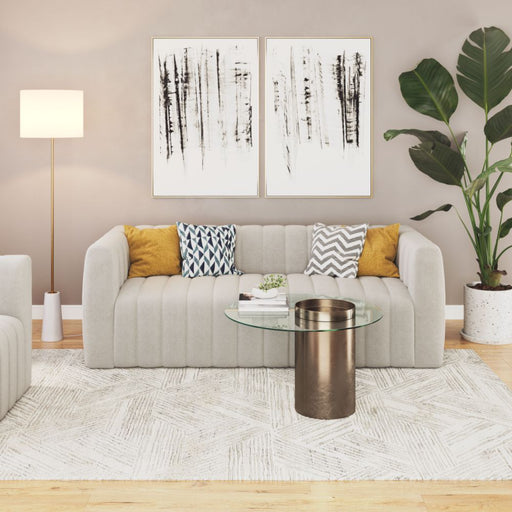 Zuo Puerto Plata Sofa Dason Snow - Bed & Sofa Hub