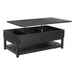Zuo Surat Lift Top Coffee Table Black - Bed & Sofa Hub