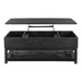 Zuo Surat Lift Top Coffee Table Black - Bed & Sofa Hub
