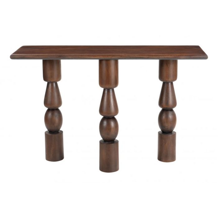 Zuo Split Console Table Brown - Bed & Sofa Hub