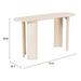 Zuo Risan Console Table Natural - Bed & Sofa Hub