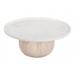 Zuo Savona Coffee Table White & Natural - Bed & Sofa Hub