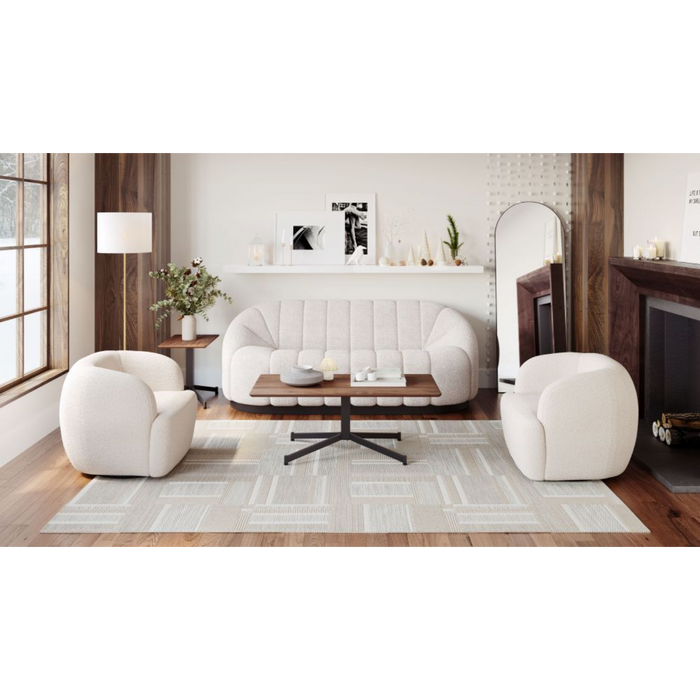 Zuo Govan Swivel Chair Brown - Bed & Sofa Hub