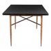 Zuo Nida Dining Table Black & Bronze - Bed & Sofa Hub