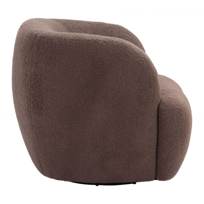 Zuo Govan Swivel Chair Brown - Bed & Sofa Hub