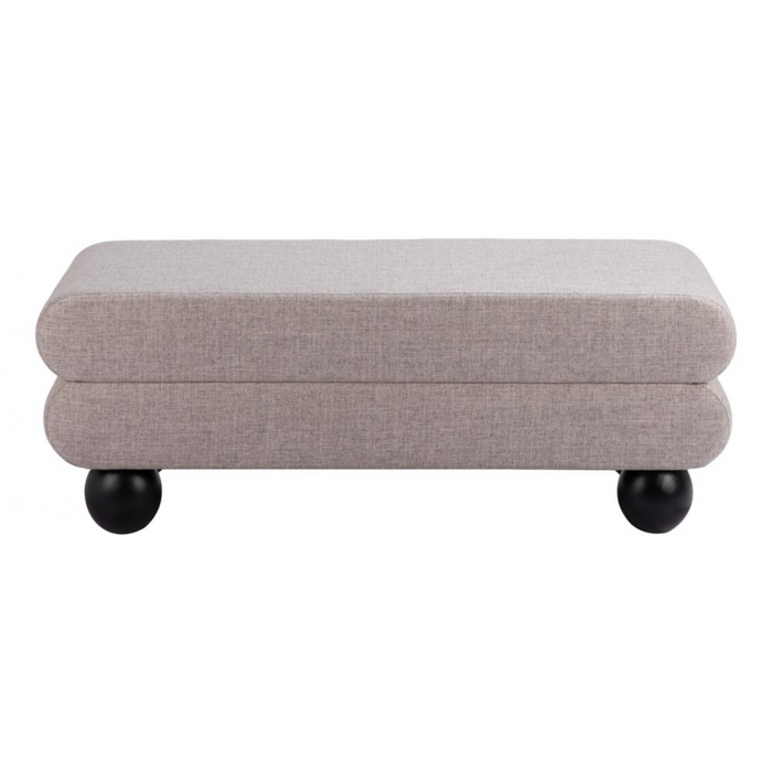 Zuo Davao Bench Gray - Bed & Sofa Hub