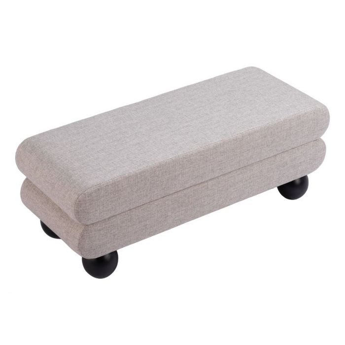 Zuo Davao Bench Gray - Bed & Sofa Hub