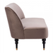 Zuo Bintulu Loveseat Taupe - Bed & Sofa Hub