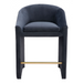 Zuo Emas Counter Stool Midnight Gray - Bed & Sofa Hub