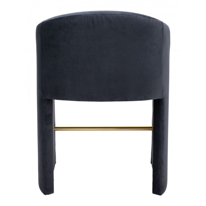 Zuo Emas Counter Stool Midnight Gray - Bed & Sofa Hub