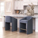 Zuo Emas Counter Stool Midnight Gray - Bed & Sofa Hub