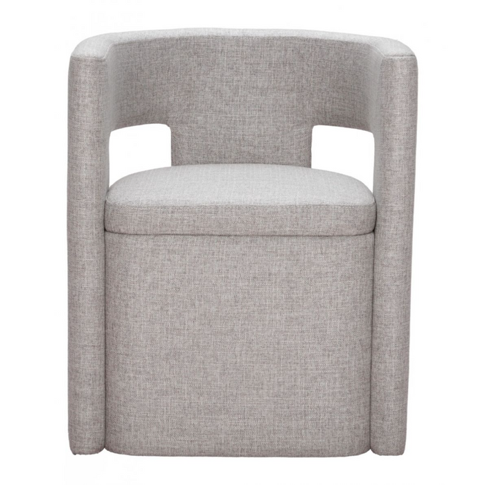 Zuo Papua Dining Chair Gray - Bed & Sofa Hub